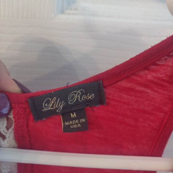 Sleeveless Lace Blouse - Lily Rose - Picture 3 of 3